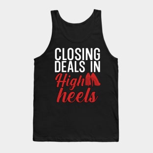 Closing deals in high heels Tank Top